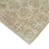 Hand-knotted contemporary turkish beige carpet 201 cm x 278 cm