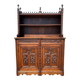 Gothic walnut sideboard / dresser