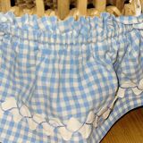 Wicker doll bed