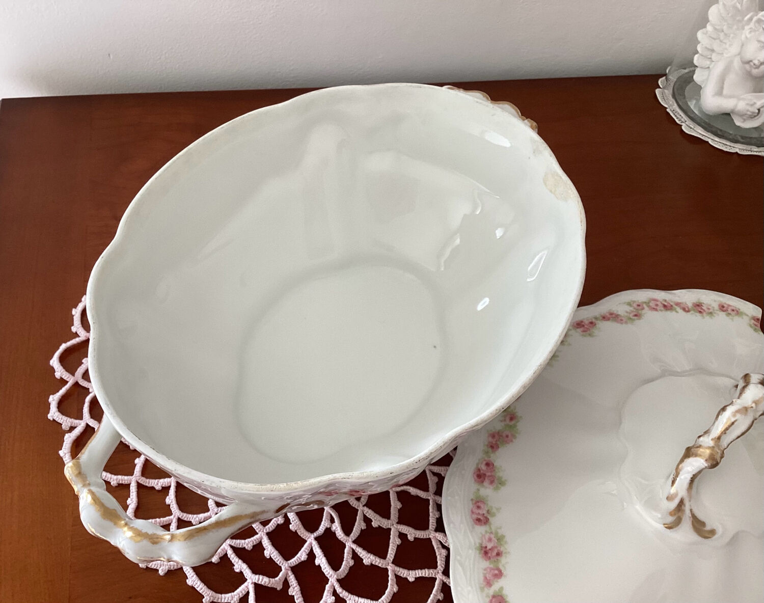 Soupière porcelaine Mandavy de Mavaleix 1908-1920