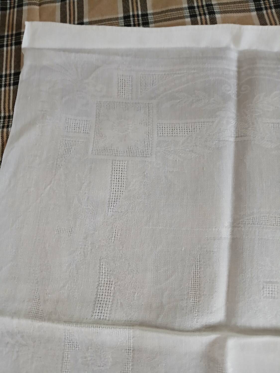 11 antique linen napkins