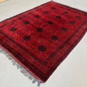 Afghan Khal Mohammadi Rug 300x195 cm, Vintage Turkoman Ersari Rug