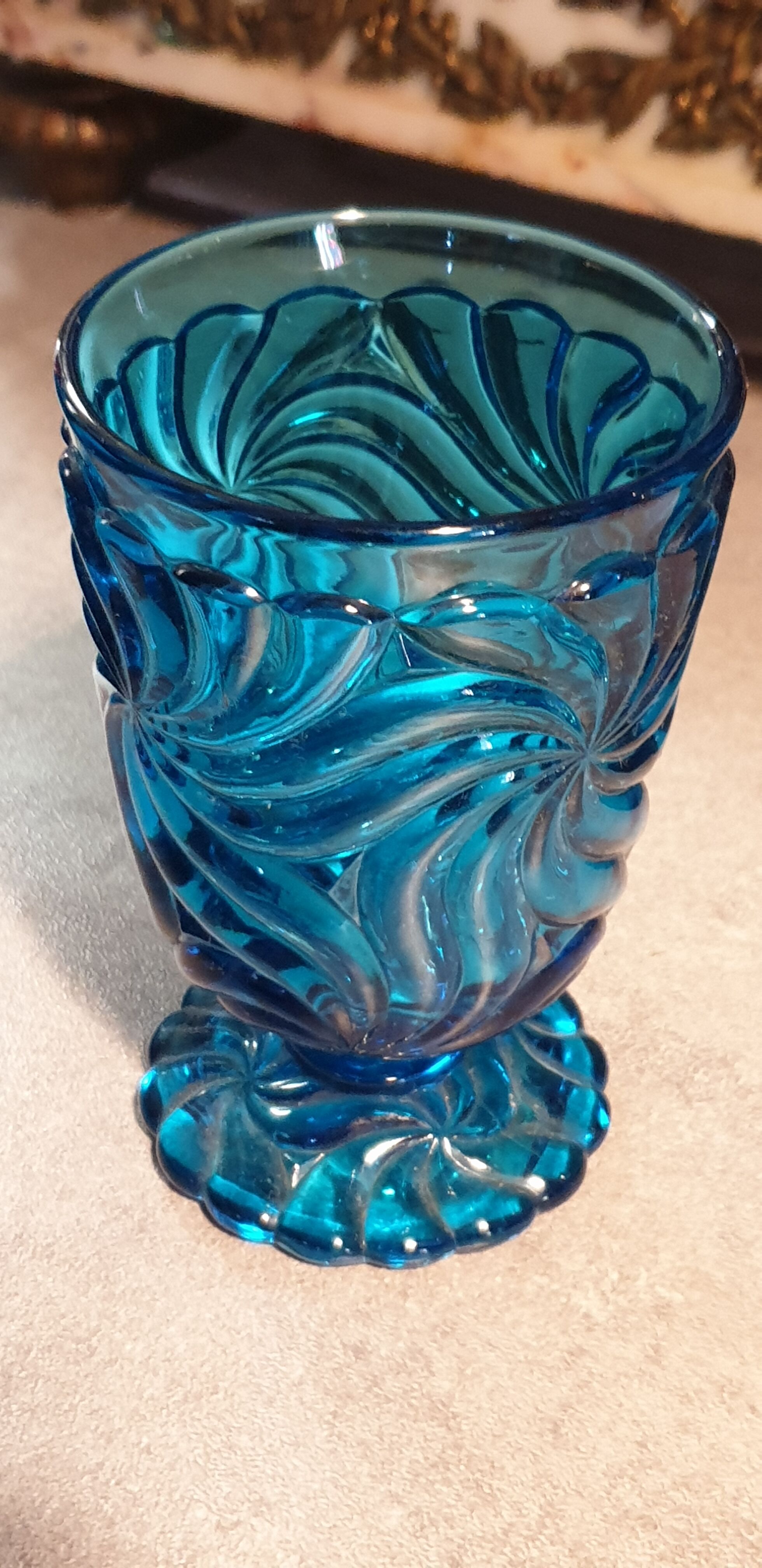 Service with blue absynte colbat Napoleon III