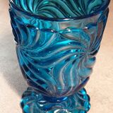 Service with blue absynte colbat Napoleon III