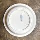 Shallow round plate St Amand in blue ironstone