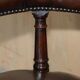 Victorian antique leather captain's chair