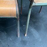 Suite of 4 school chairs by Stella