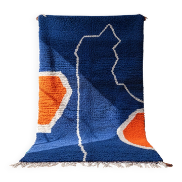 Moroccan rug in pure wool 2.5 x 1.5 m
