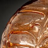 Murano Glass Pink Pendant Light by Doria, Germany, 1970s