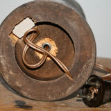 Metal and glass wooden desk lamp 1940