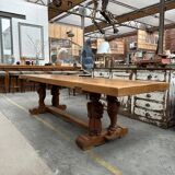 1950s mountain table in solid elm