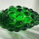 Grappe de RAISIN Verre Vert VINTAGE