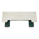 Antique hand-carved console circa 1880 with a marble top.