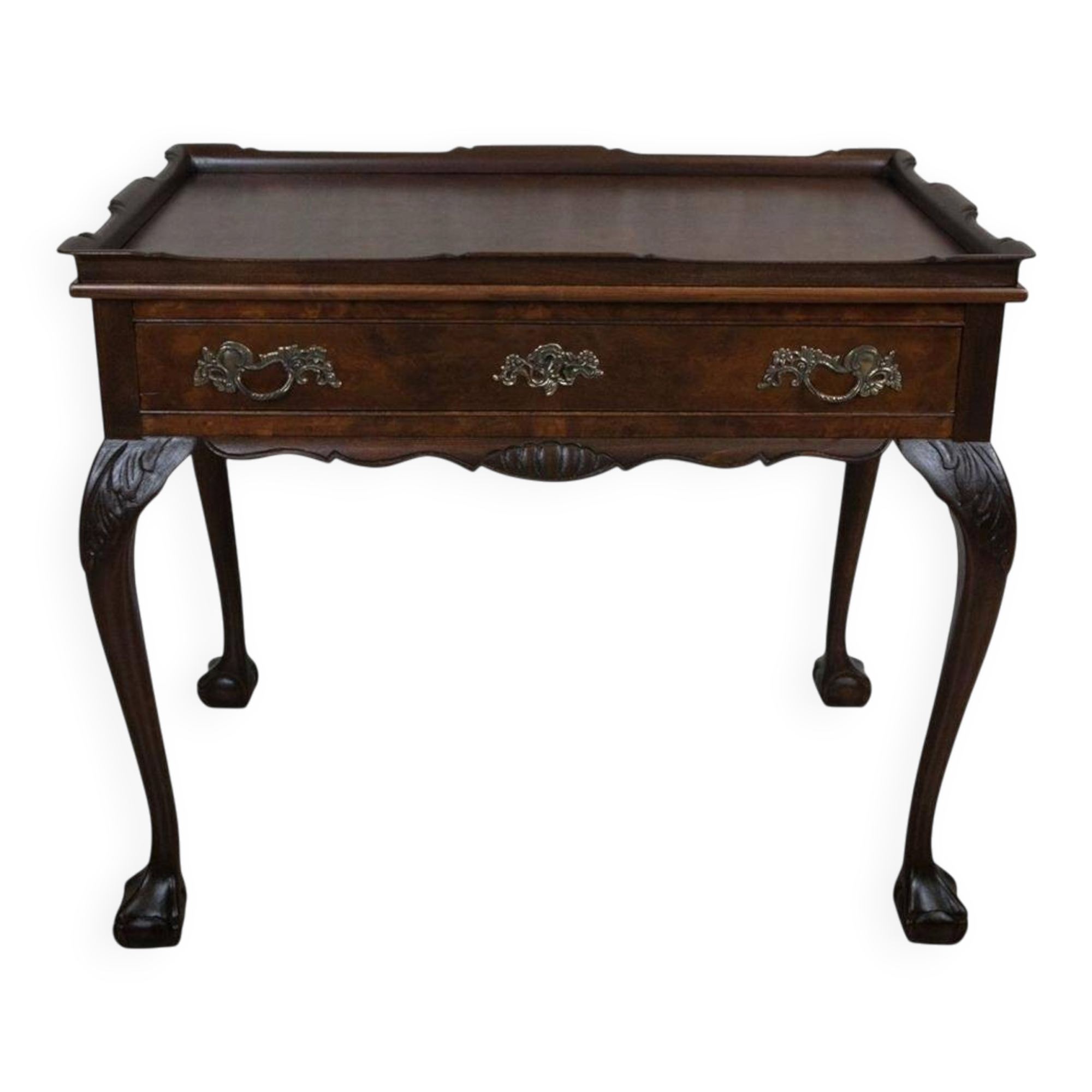 Wall-Mounted Tea Table in Chippendale Type, 1950