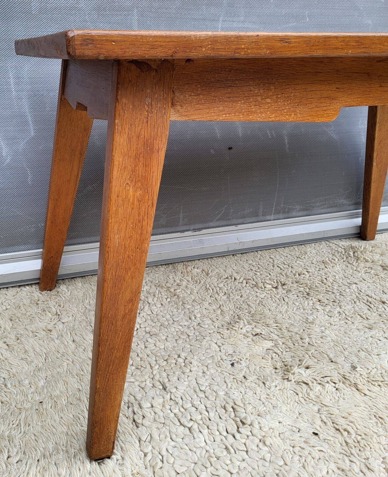 Table basse portique reconstruction 1950