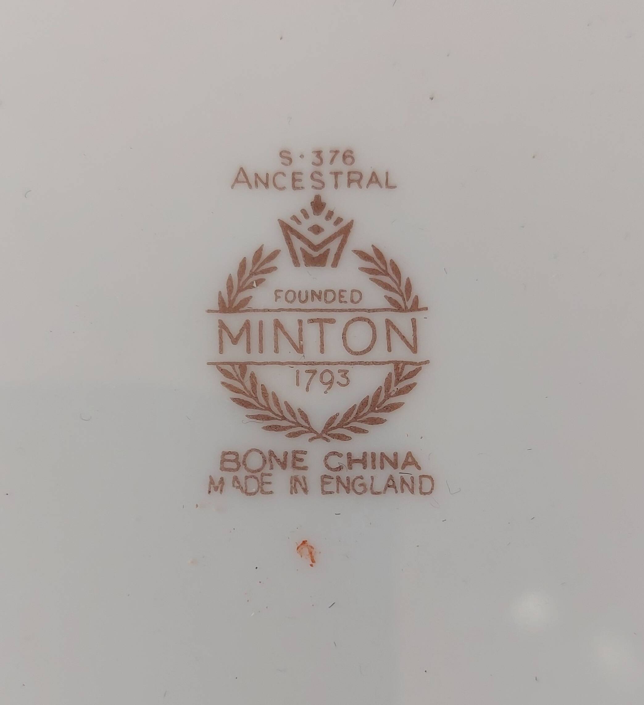 Minton porcelain plate