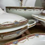 Limoges porcelain table service in Louis XVI style