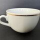 Set of 4 porcelain cups and sub-cups