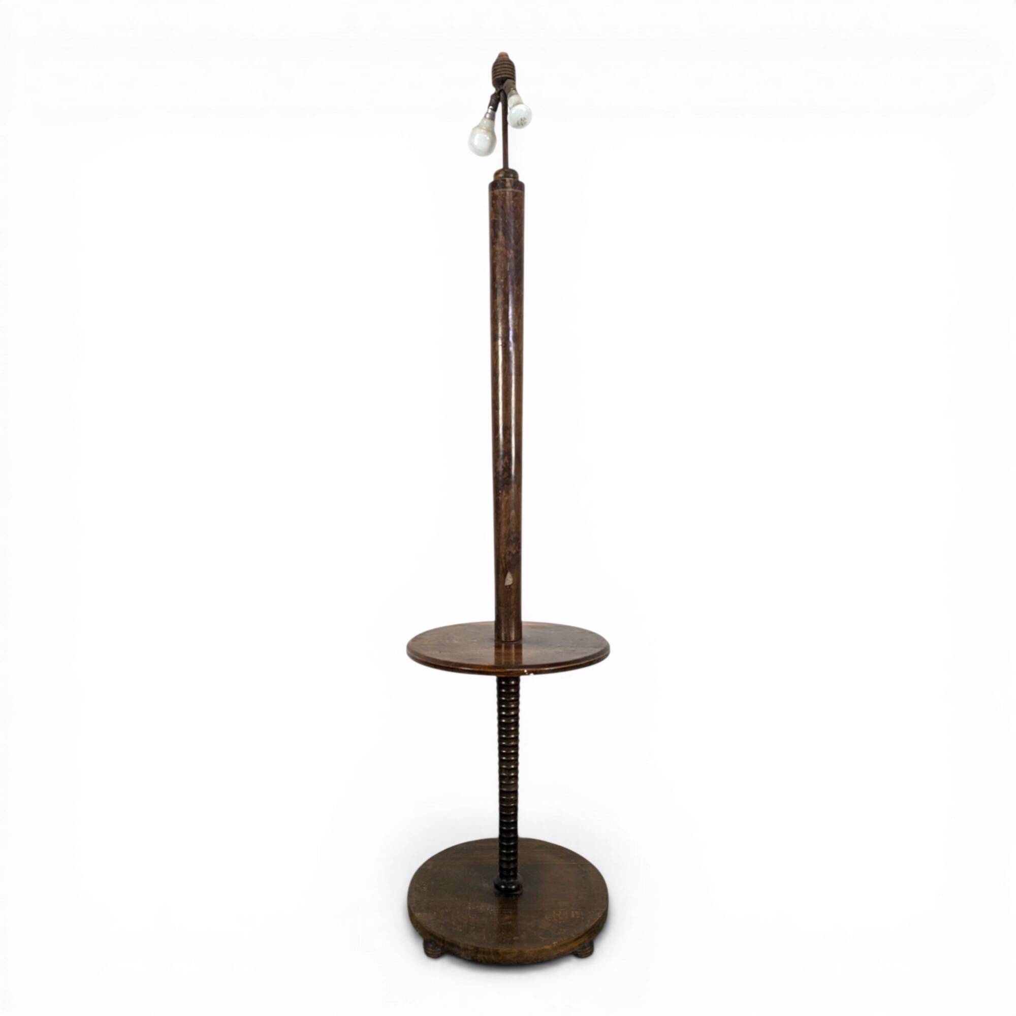 Brutalist floor lamp in the spirit of Dudouyt.