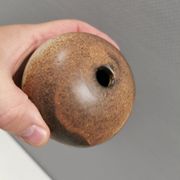 Two small round vases by Aage Wurtz Denmark 1970-80s.