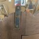 Art Deco Mirror in mahogany 20th century - 154x89cm