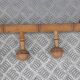 Antique wooden coat rack