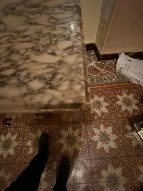 Empire style nightstand