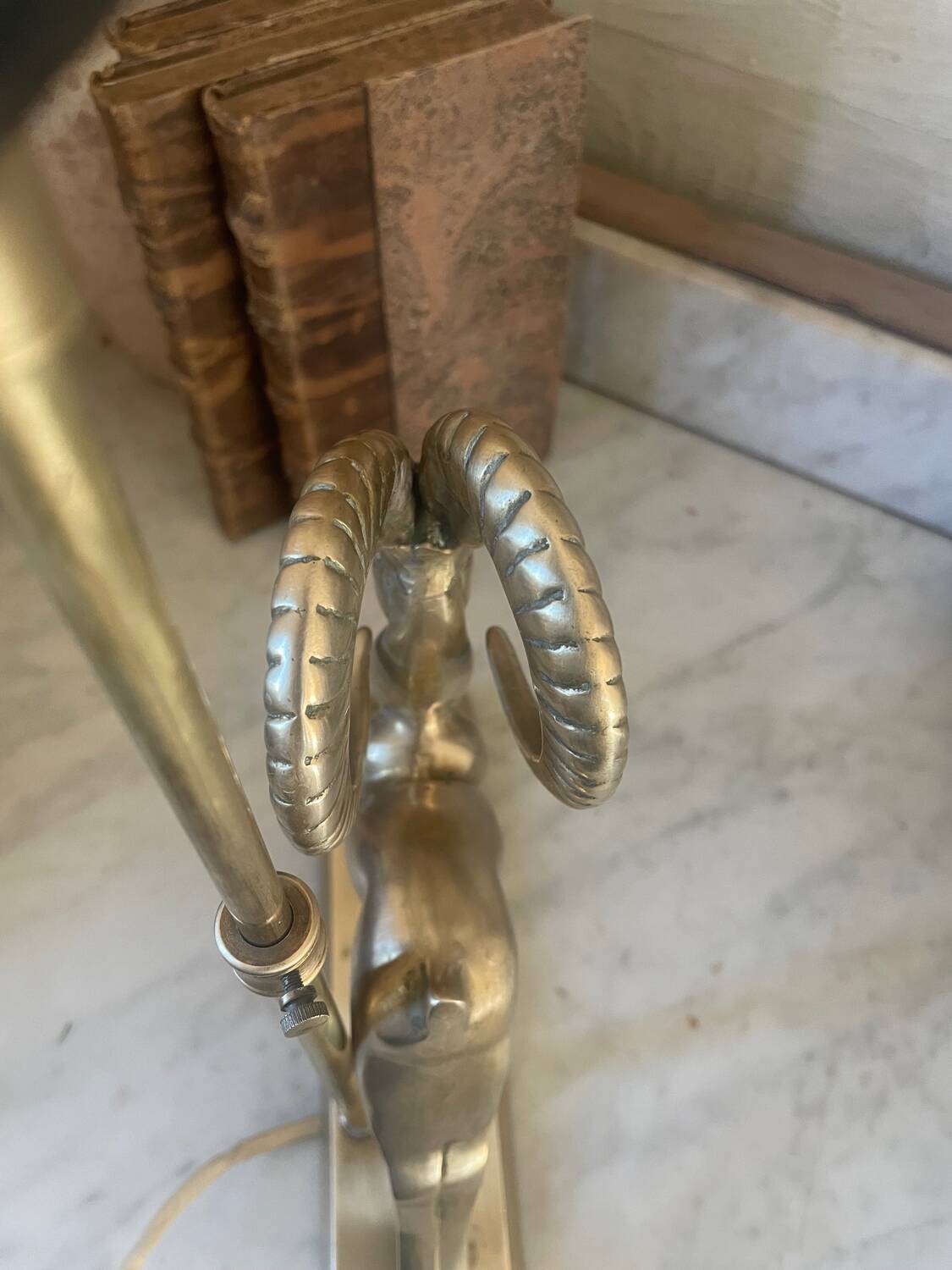Art Deco Brass Lamp