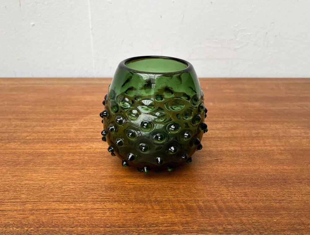 Czech glass vase from the mid-century by Frantisek Kondella for Prachen, 1960s