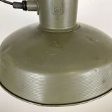 Vintage Green Army Pendant Lamp, 1960s