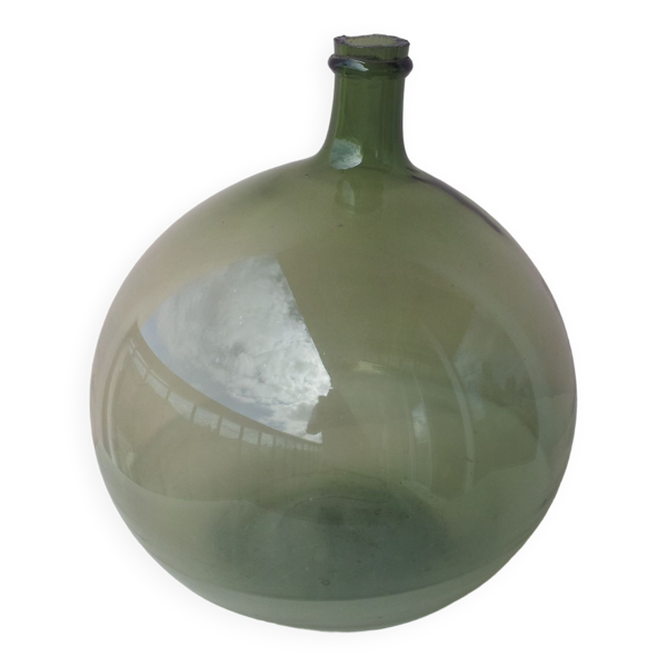 Dame jeanne ancienne grande en verre
