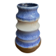 Blue vase by Strehla model 1408 Eastern Germany 1960s
