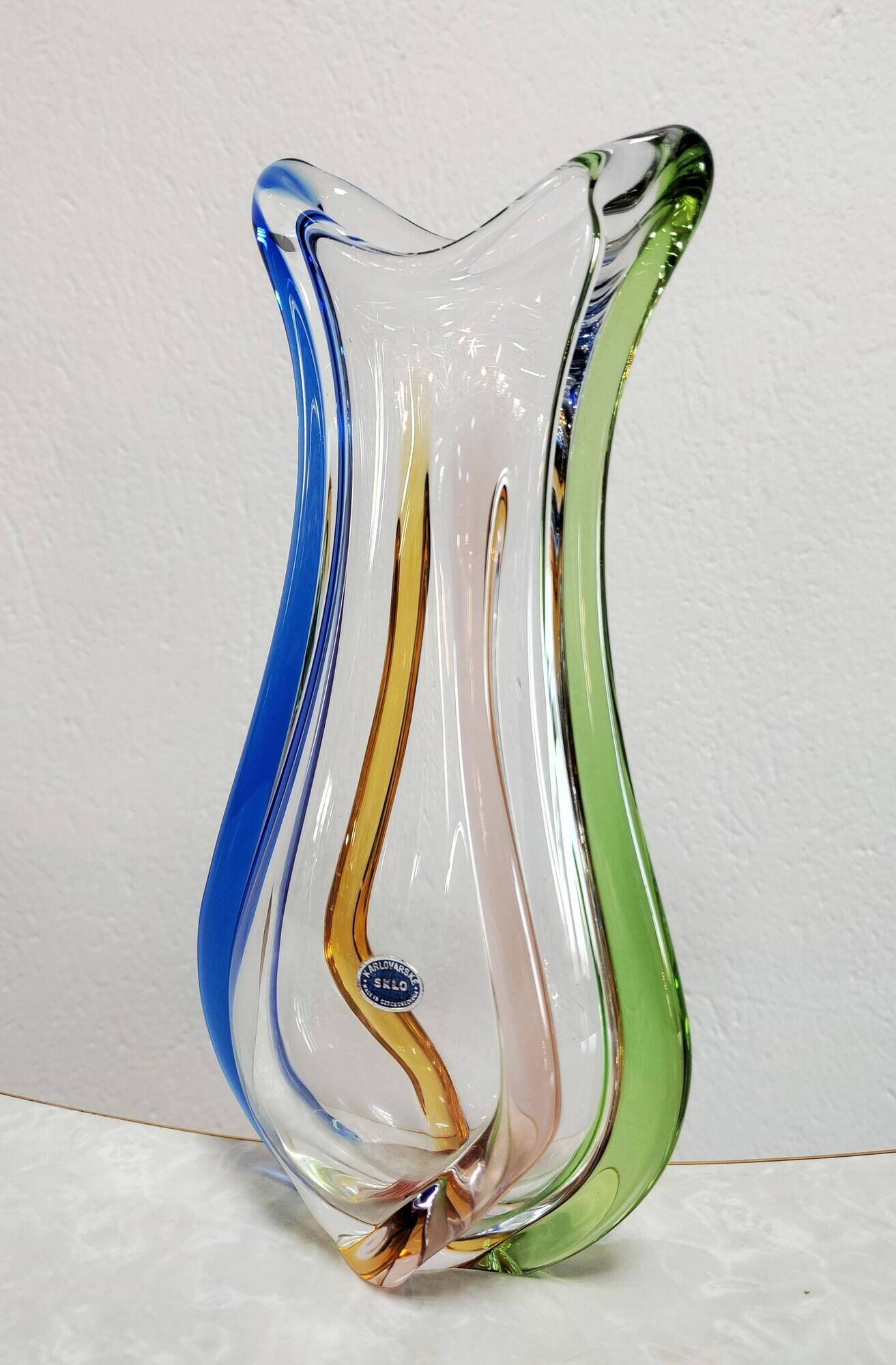 Rhapsody vase by František Zemek for SKLO 1960s
