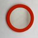 Round orange mirror SYLA 1970
