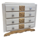 Art Deco chest of drawers with mustache feet