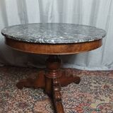 Table Guéridon Louis Philippe en noyer