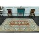 1970s Vintage Turkish Handmade Wool & Cotton Orange Area Rug 156x253