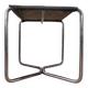 Chrome Bauhaus stool Thonet B8 by Marcel Breuer, 1930 'Eisengarn'
