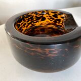 Empty glass pocket blown tortoiseshell 1970 XL