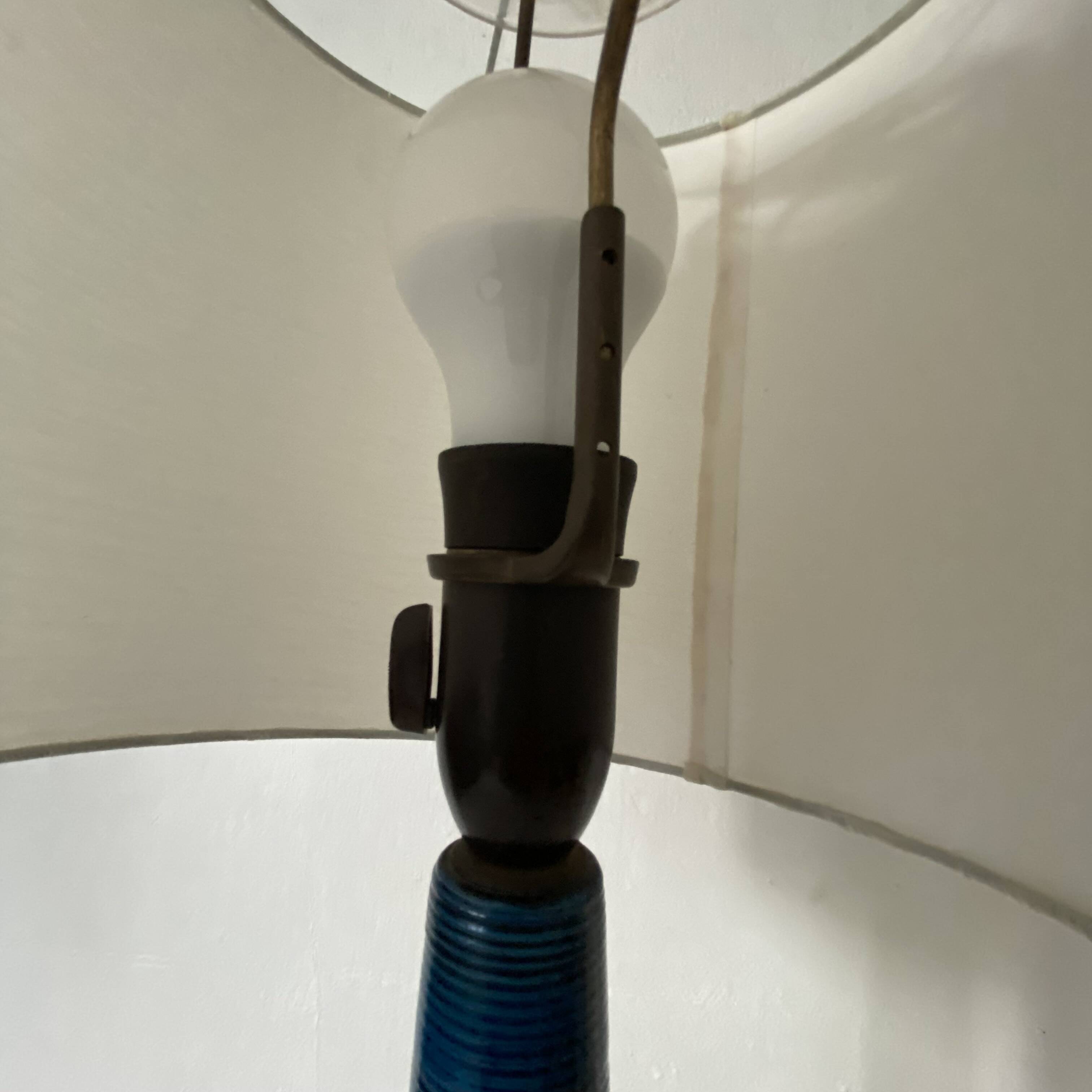 Vintage Scandinavian ceramic lamp, 70s