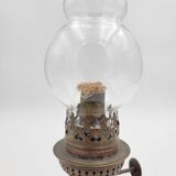 Old tin oil lamp