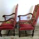 Old Louis XIII armchairs