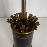 Vintage cigarette holder 1960 dispenser black and gold box - 14 cm