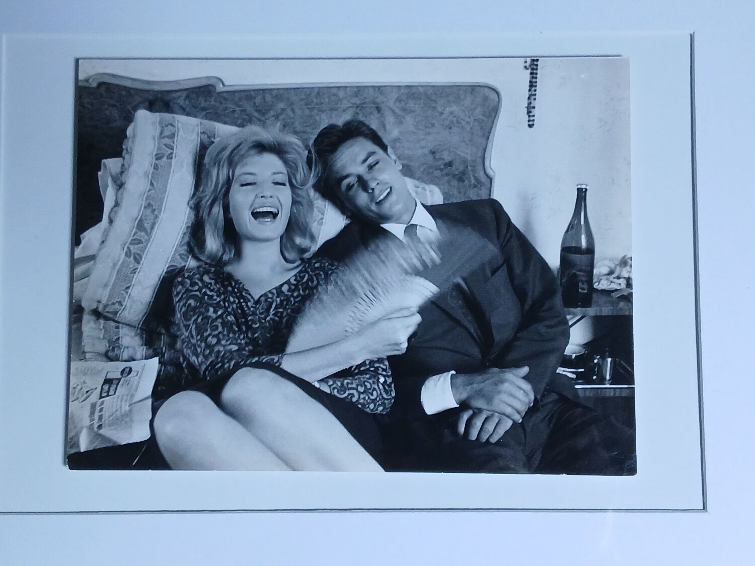Original Framed Photograph - Alain Delon & Monica Vitti "The Eclipse"