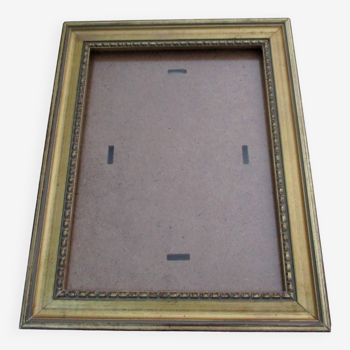 Gilded wooden frame for 17.6 x 23.3 cm subject