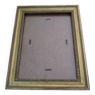 Gilded wooden frame for 17.6 x 23.3 cm subject