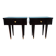Paire de tables de chevet vintage 1966