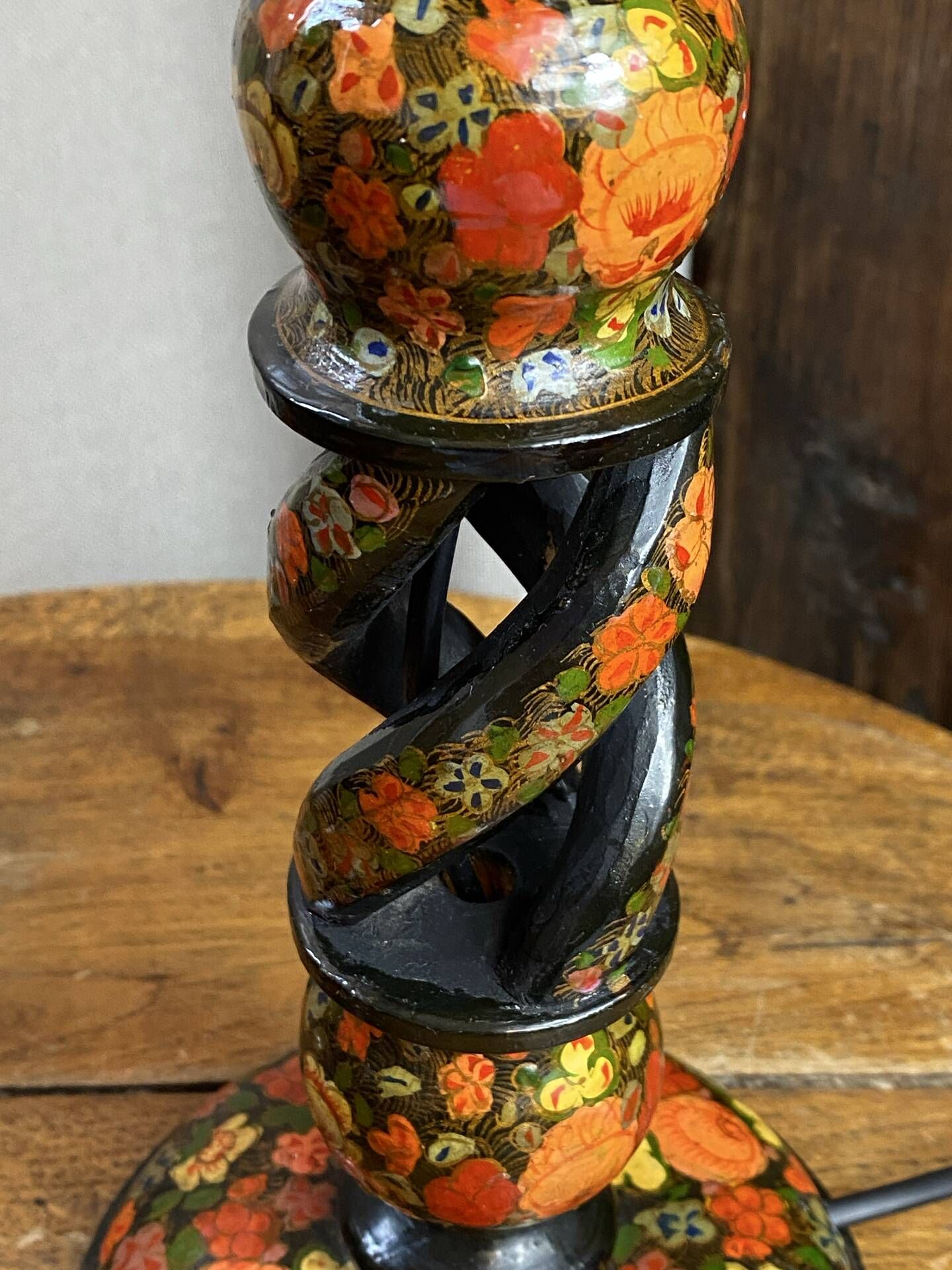 Kashmiri lamp pair