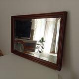 Vintage Italian mirror, beveled glass, 1960s