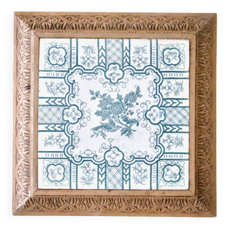 Very large 19th century iron earth trivet Le Favori oiseau